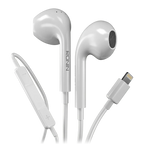 Ronin R-825 iOS Handsfree in White with its wired connector