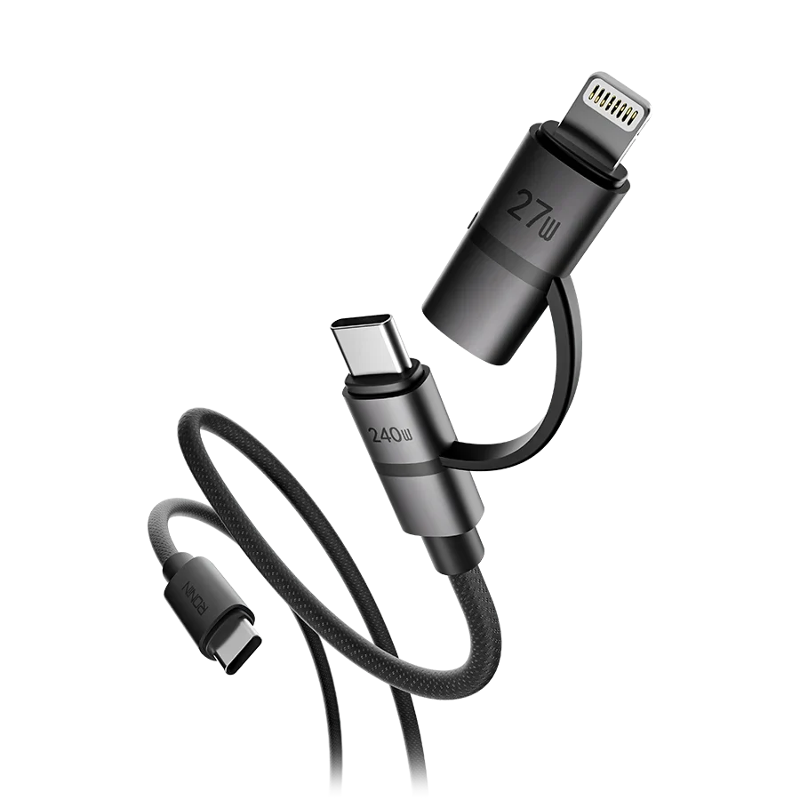 Ronin R-2020 XCEED 2-in-1 Charging Cable, 1m - product view 3