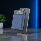 Audionic Magneto Pro Max in DukaanBee square dark marble and navy studio styling