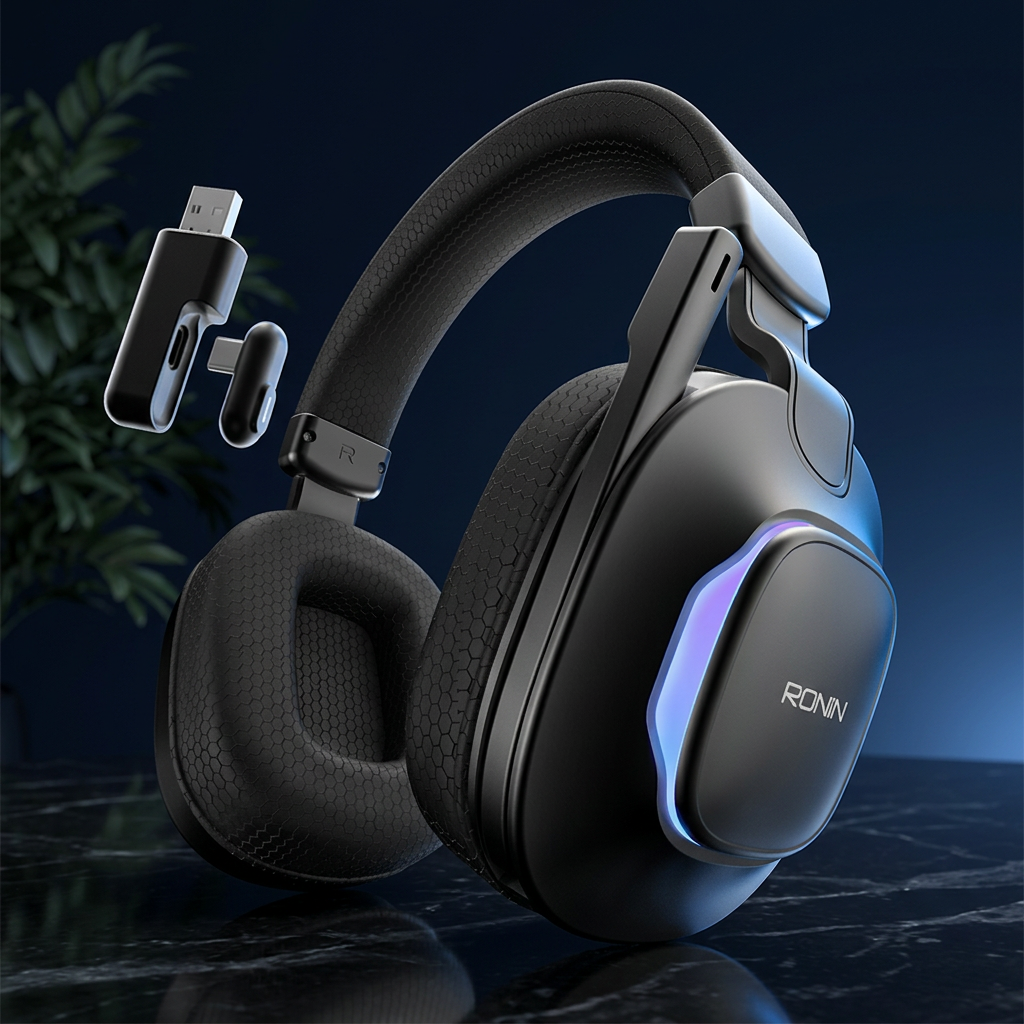 Ronin R-1515 Hurricane Wireless Gaming Headphones
