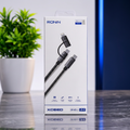 Ronin R-2020 XCEED 2-in-1 Charging Cable, 1m